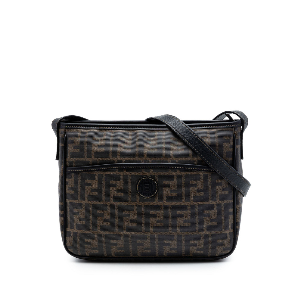 Pre-Loved Fendi Zucca Coated Canvas Crossbody